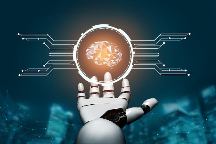 Modern business intelligence dashboard with AI-powered analytics